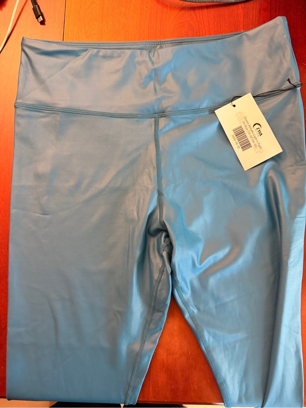 Zyia Active Ocean Metallic Light n tight Hi-Rise leggings